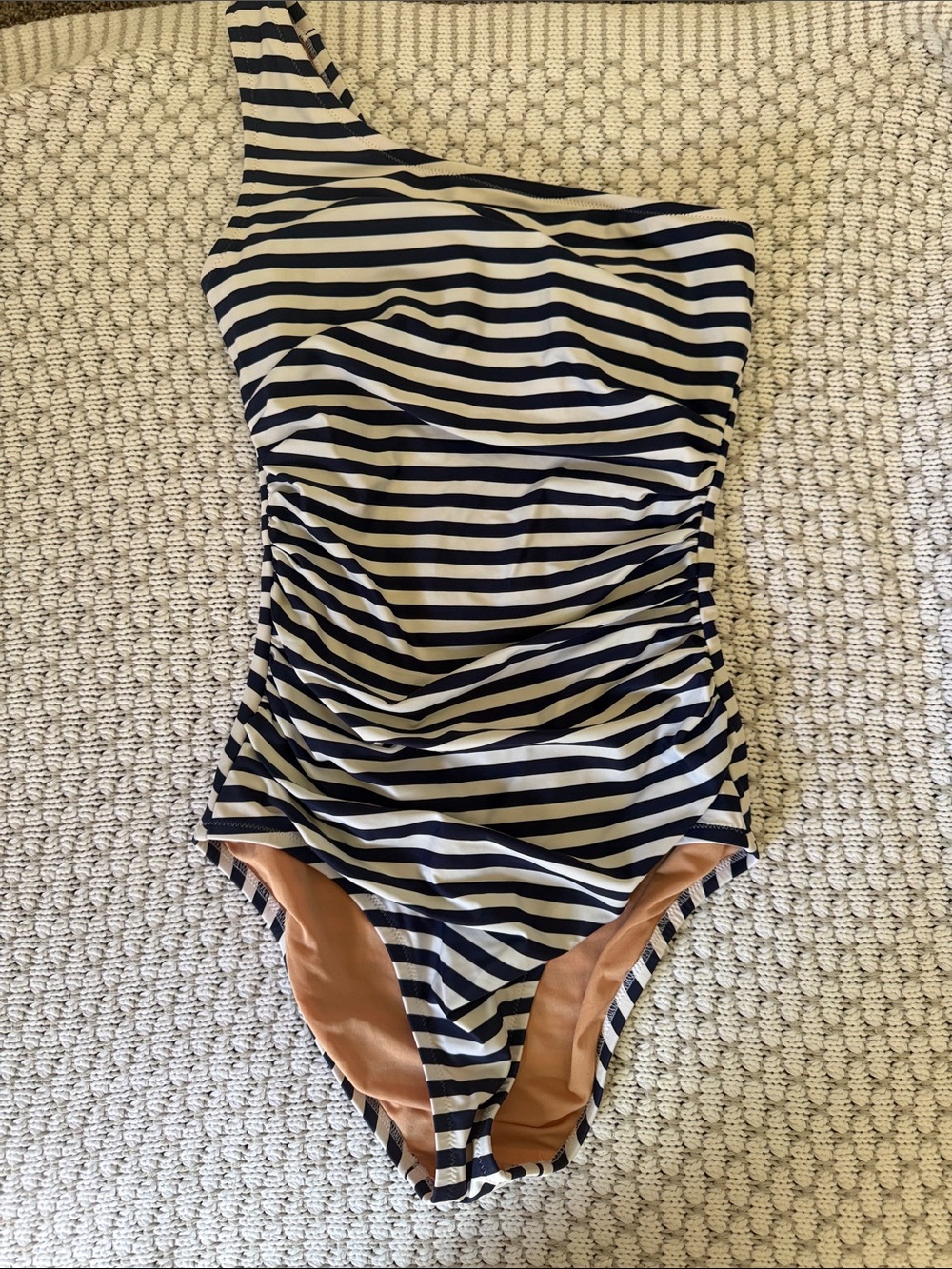 JCrew ruched one shoulder